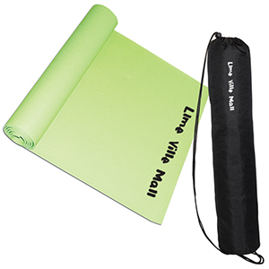 YM4943
	-YOGA MAT
	-Lime Green (mat) Black (carry bag)